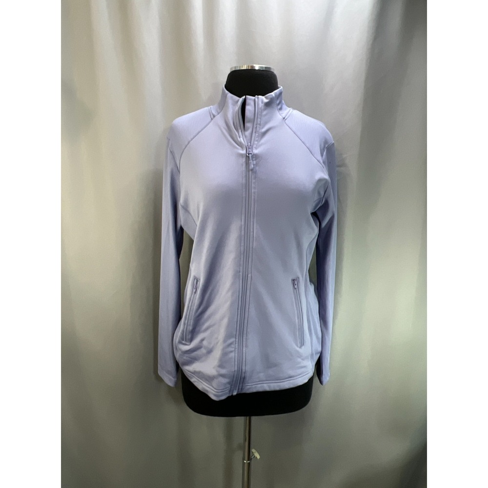 32 Degrees Cool Active Jacket Womens Small Purple Stretch Full Zip Athleisure